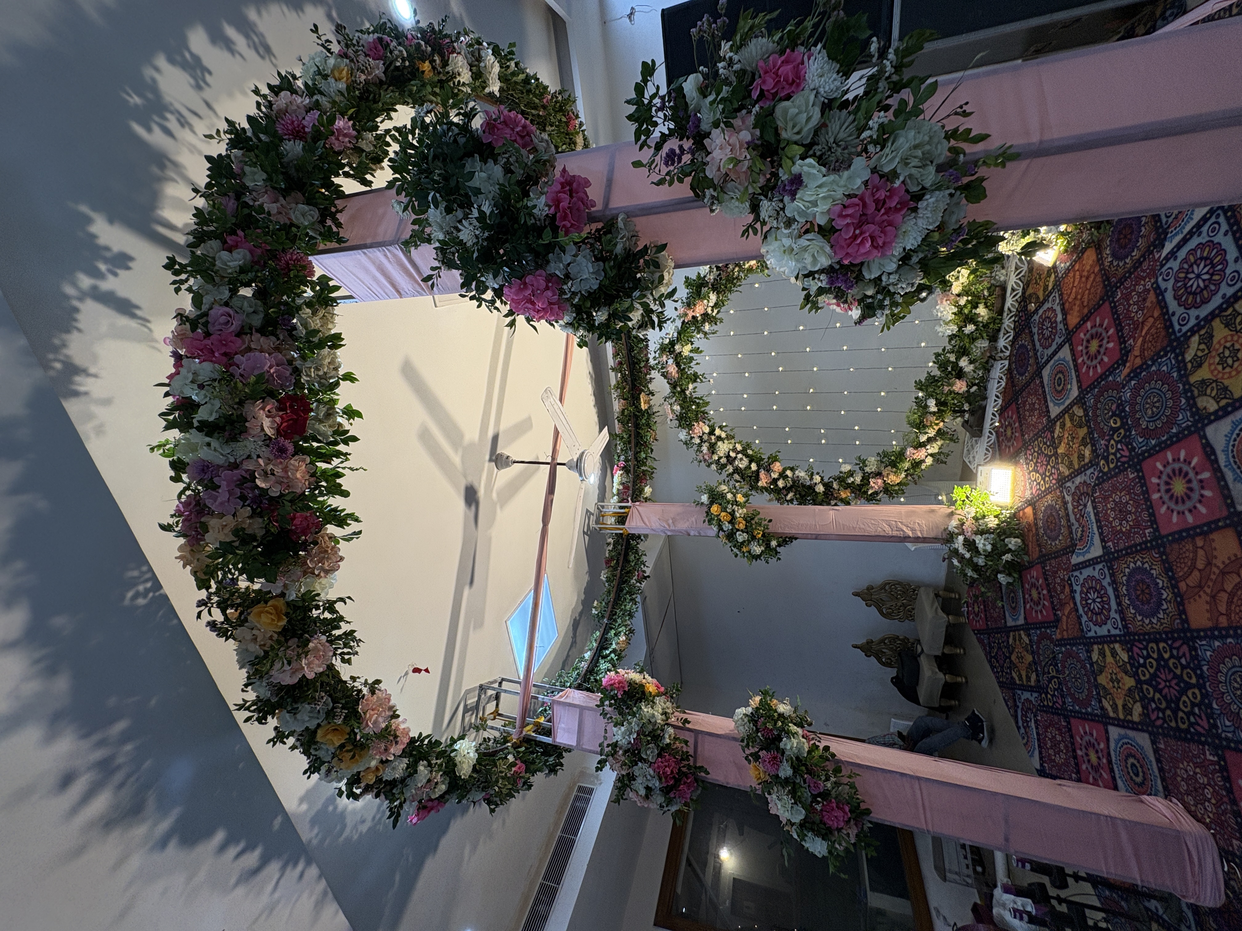 Indoor wedding decor photo at Corbett Wild Resort